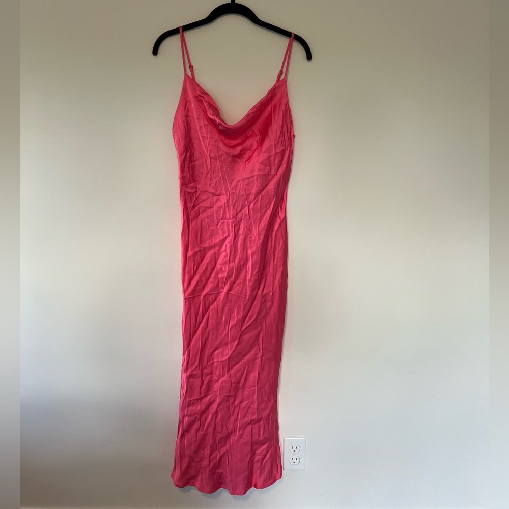 NWT Pink Zara Slip Dress